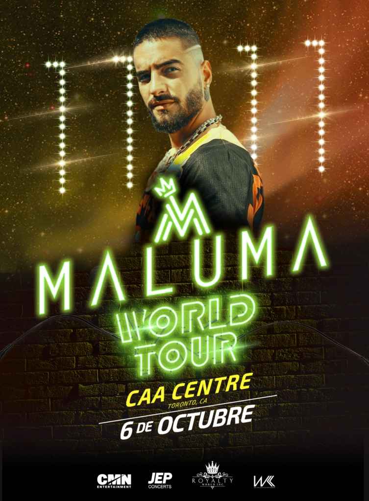 Maluma en Toronto - Octubre 6